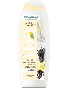 Vidal Docciaschiuma 250ml - Milky Vanilla - Vellutante - Vaniglia Aromatica